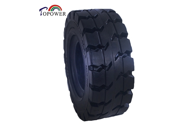 广东高品质叉车实心轮胎18X7-8实心橡胶轮胎